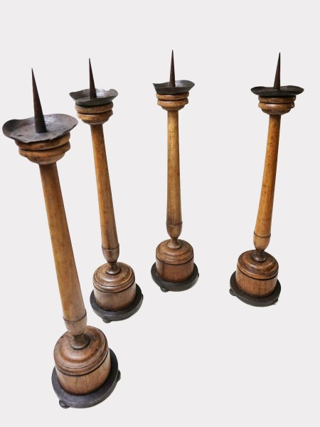 antieke-Franse-houten-iepenhouten-ijzeren-kandelaren-kandelaar-antique-French-elm-wooden-candlesticks-iron_4 (1)